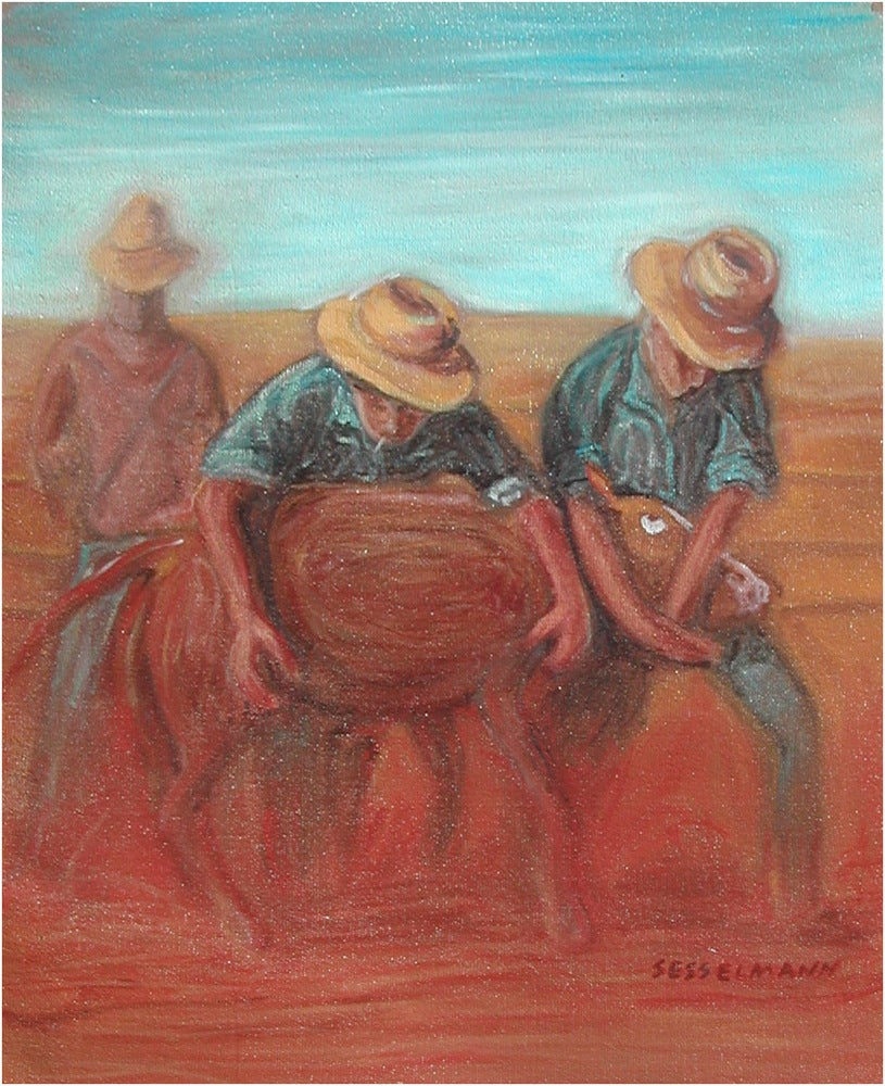 Original painting of Wranglers