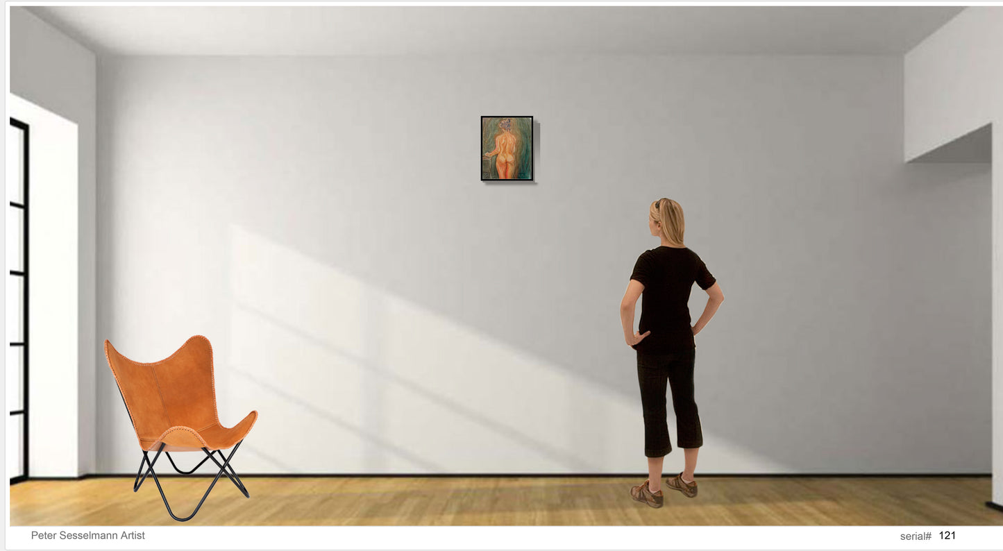 Figure with chair