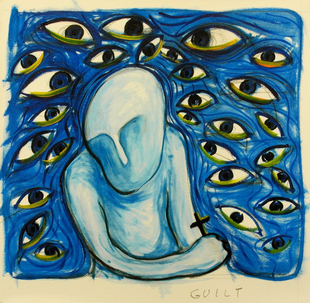 Original painting of Guilt