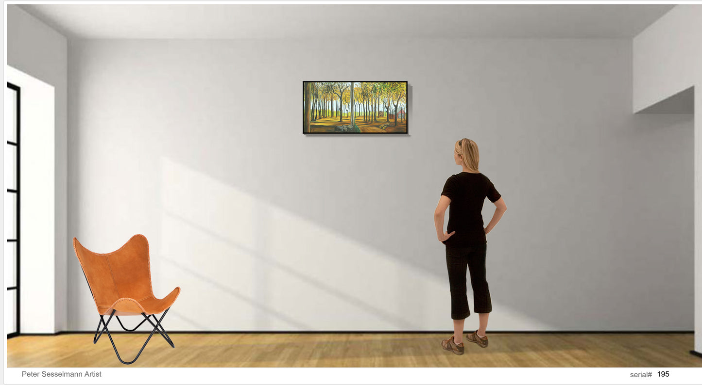 Morning walk to my studio