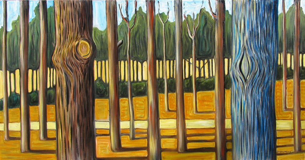 Original painting of Outcast The Blue tree