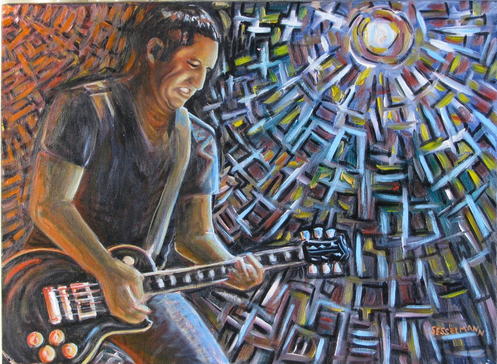 Original painting of Trent Reznor