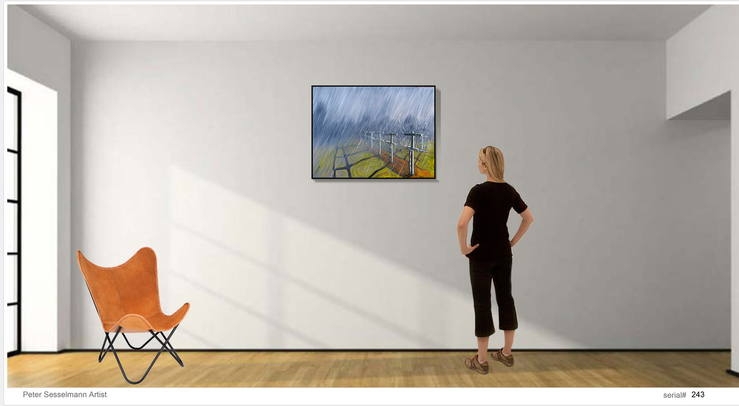 Rain in the vineyard