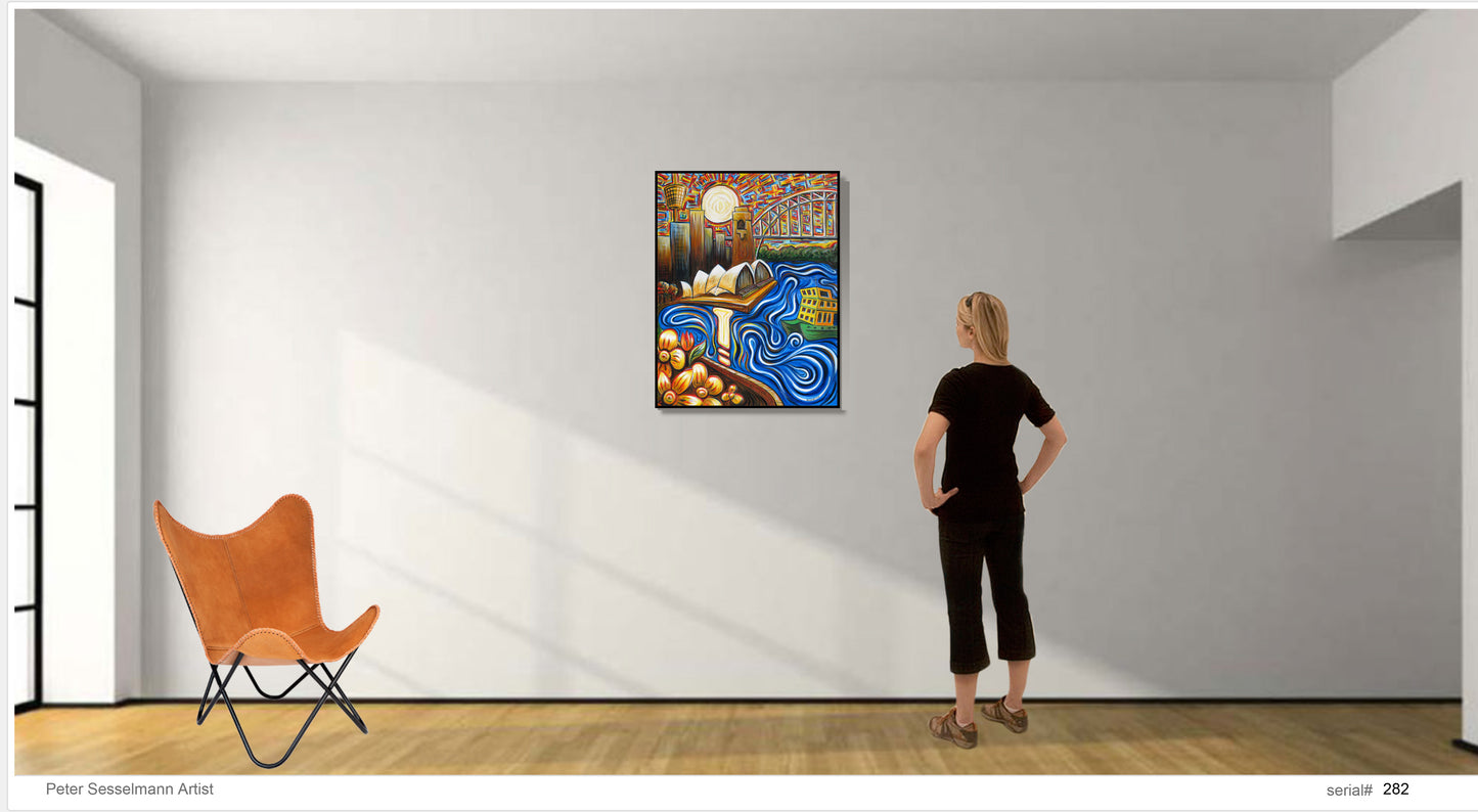 Sydney from Mrs Macquarie's chair