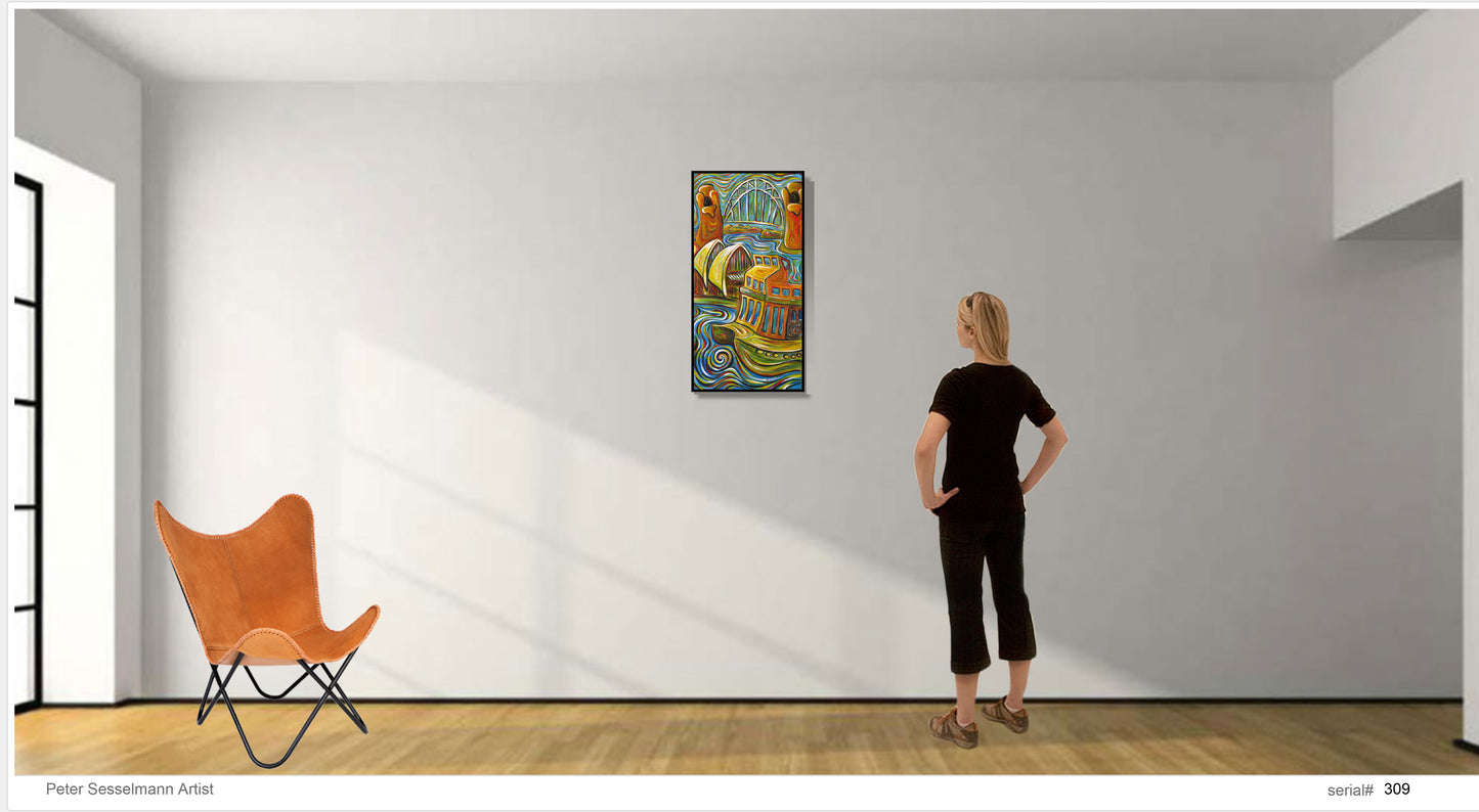 Ferry,Bridge and Opera house