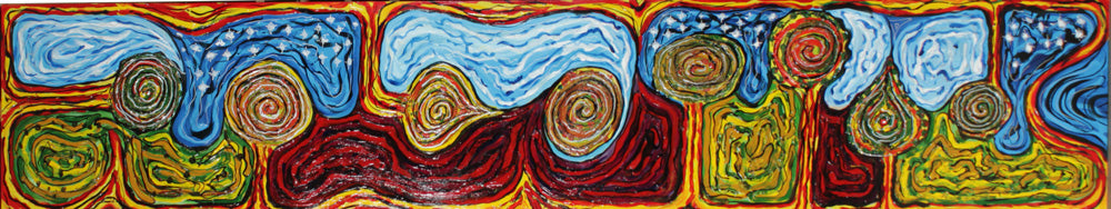 Original painting of Two Crazy Austrians
