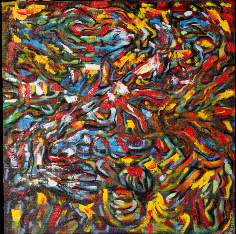 Original painting of Mr Hands