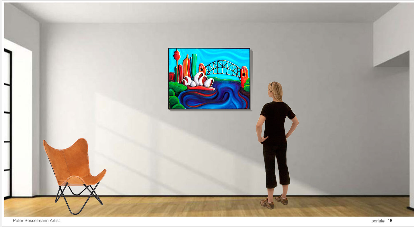 Sydney Harbour from lady Maquaries chair #3