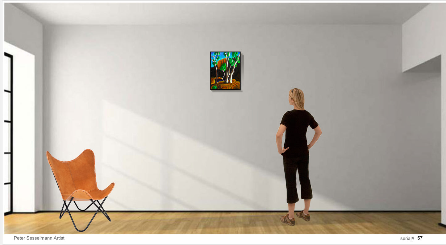 Ghost gums Outback Gum trees