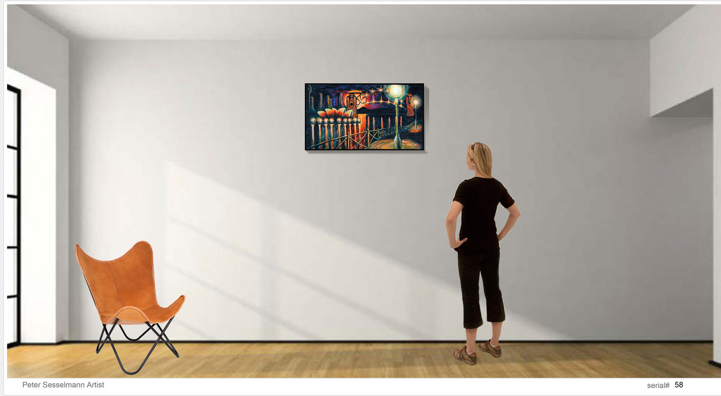 Sydney harbour by night