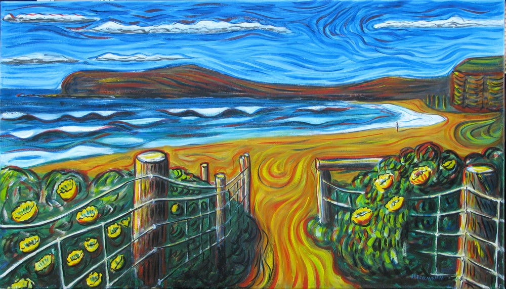 Original painting of Path to the Beach