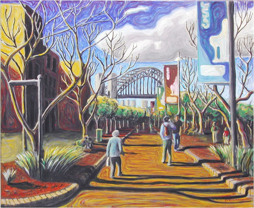 Original painting of Circular Quay