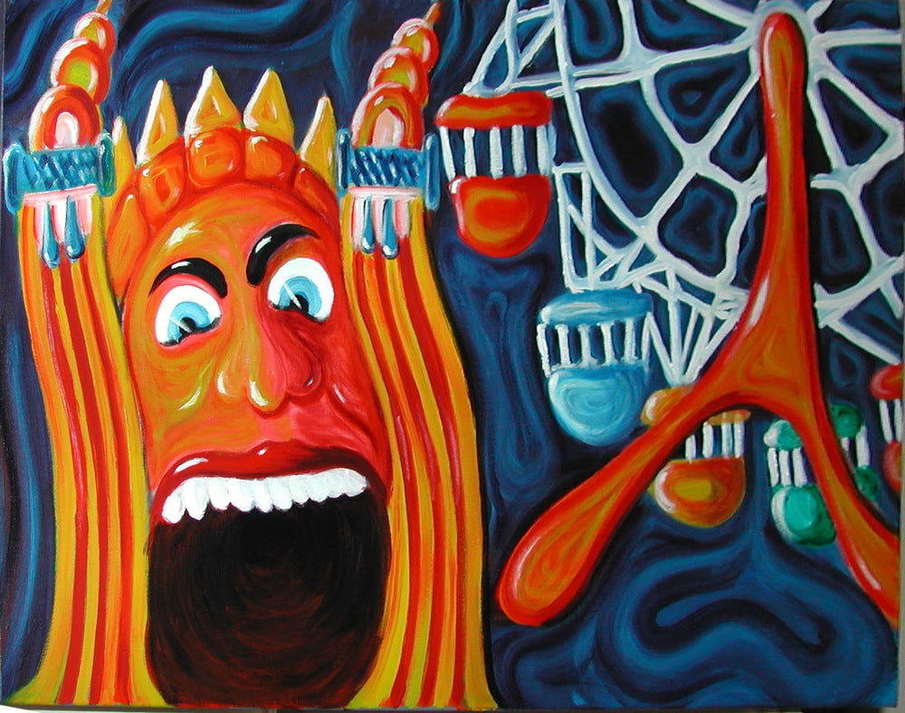 Original painting of Luna park Entrance
