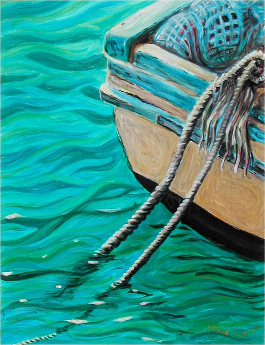 Original painting of Boat 