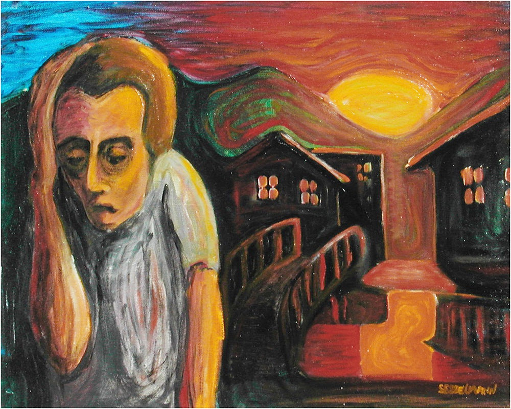 Original painting of Dont look back 2