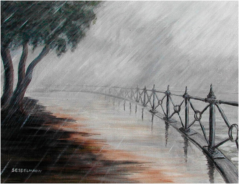 Original painting of Sydney Rain 2