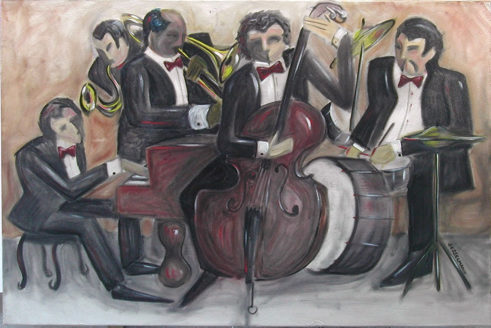 Original painting of Jam session