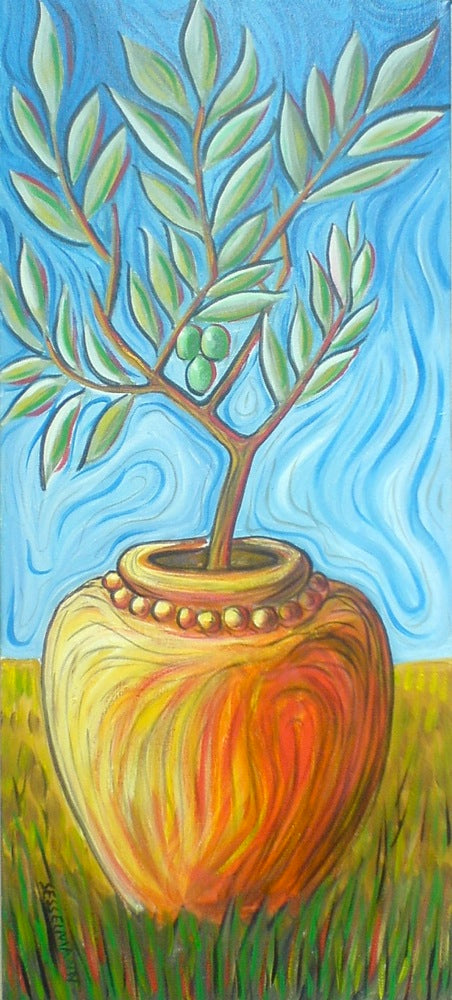 Original painting of Olive Tree