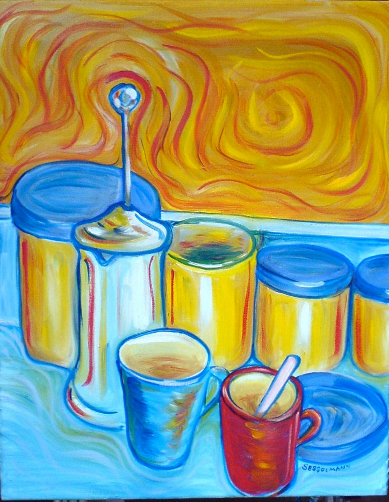 Original painting of The Red Cup