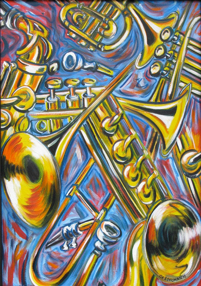 Original painting of Horns music