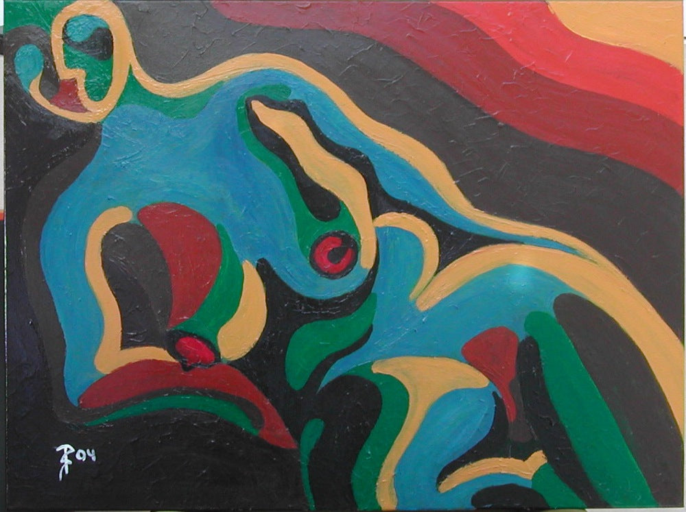 Original painting of Abstract Figure #1