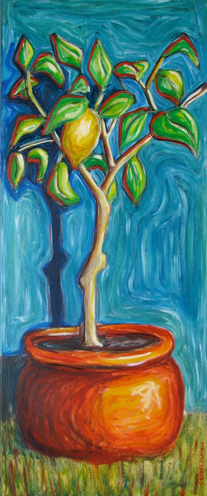 Original painting of Lemon Tree