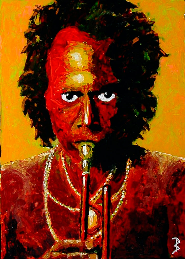 Original painting of Miles Davis