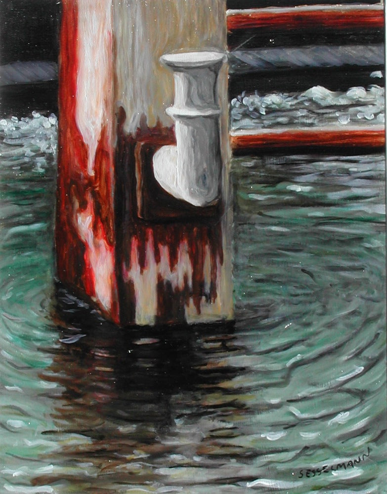 Original painting of Ferry Post 