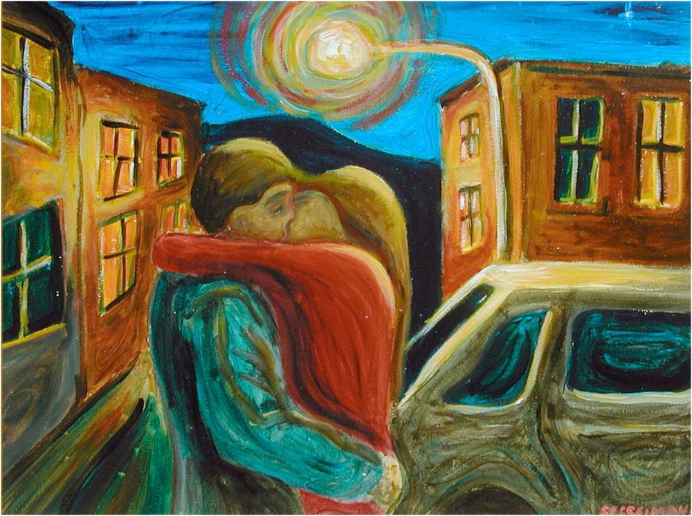 Original painting of The Kiss 1 (unfaithful)