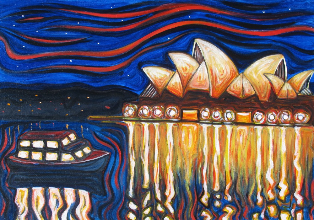 Operahouse by night
