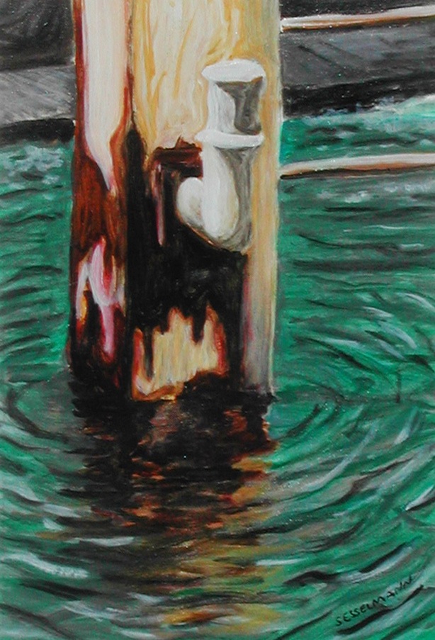 Ferry post (framed)