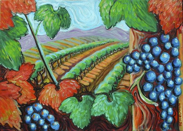 Through the vines